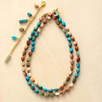 Eternity Semi-Precious Stones Necklace