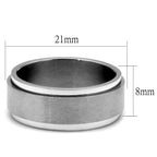 TK2919 - High polished (no plating) Stainless Steel Ring with No Stone