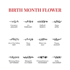 Birth Month Flowers Ring, Family Floral Ring, Gift for Mom,Mother Ring